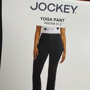Jockey Black Women's Yoga Pants - High Rise Stretch Legging